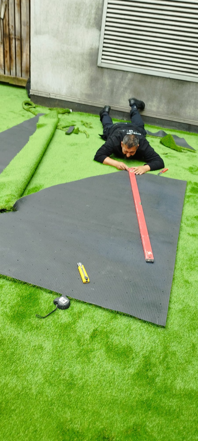 Pose de gazon Textile Pose de gazon Textile