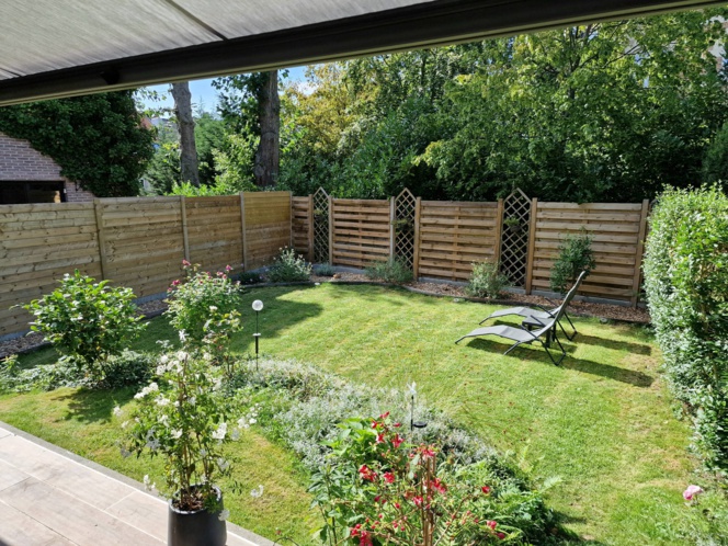 Peinture, jardin et cloture chez Madame Pelz à Woluwe Peinture, jardin et cloture chez Madame Pelz à Woluwe