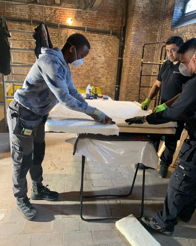 Travaux à la salle de concert Le Baixu Travaux à la salle de concert Le Baixu