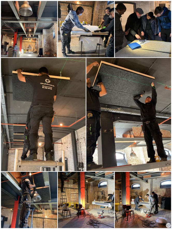 Travaux à la salle de concert Le Baixu Travaux à la salle de concert Le Baixu