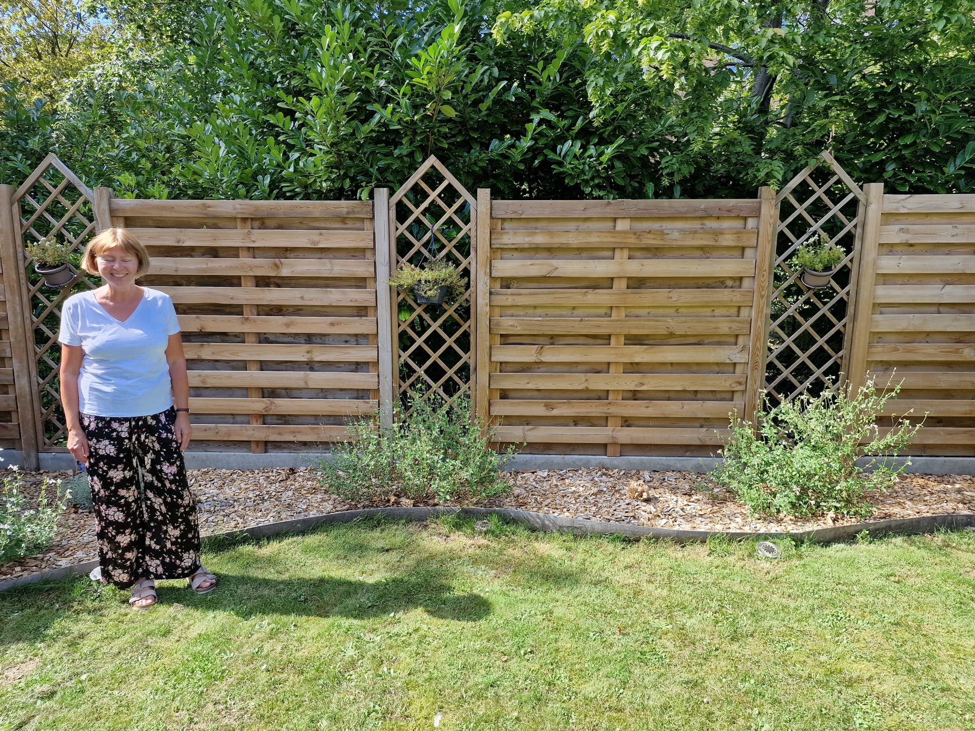 Peinture, jardin et cloture chez Madame Pelz à Woluwe