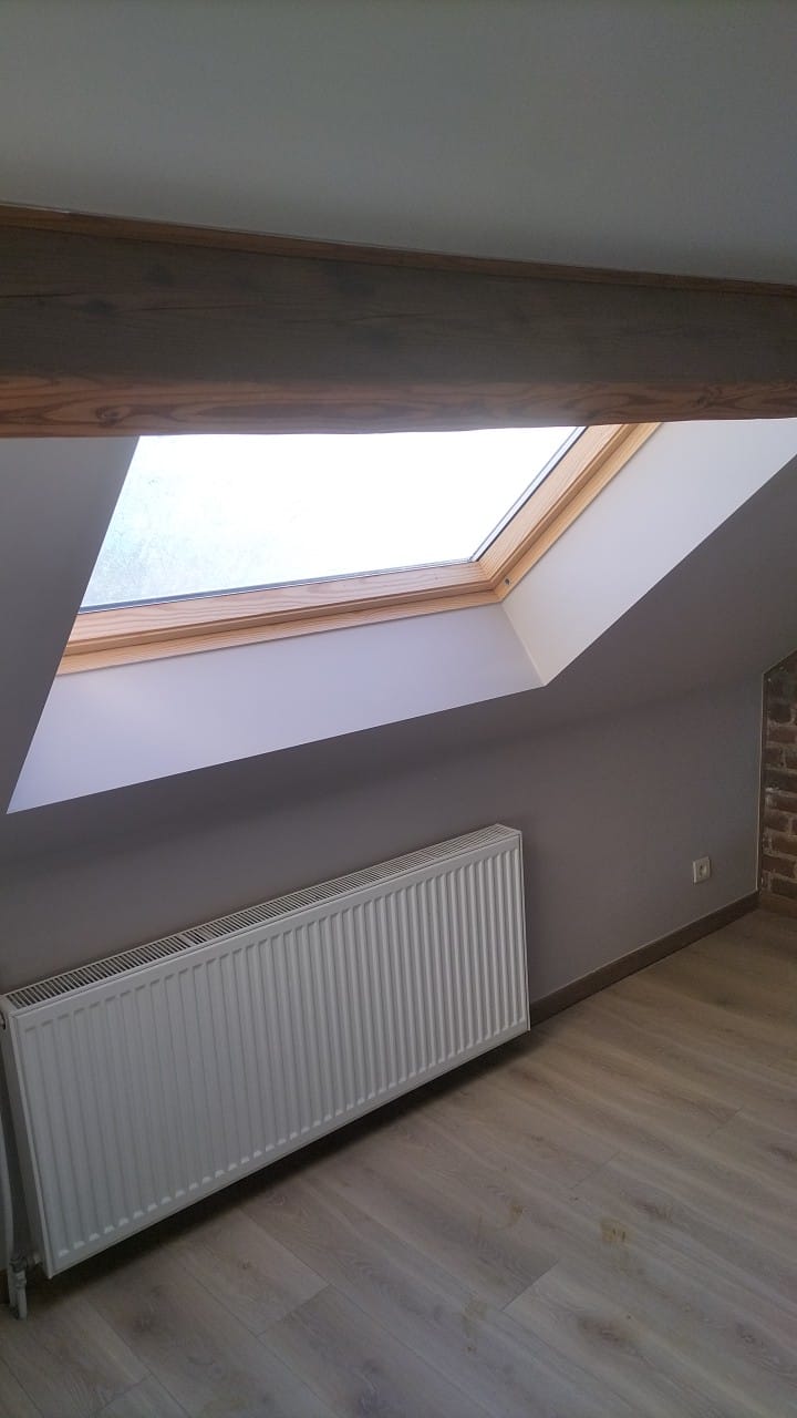 cloison autour velux